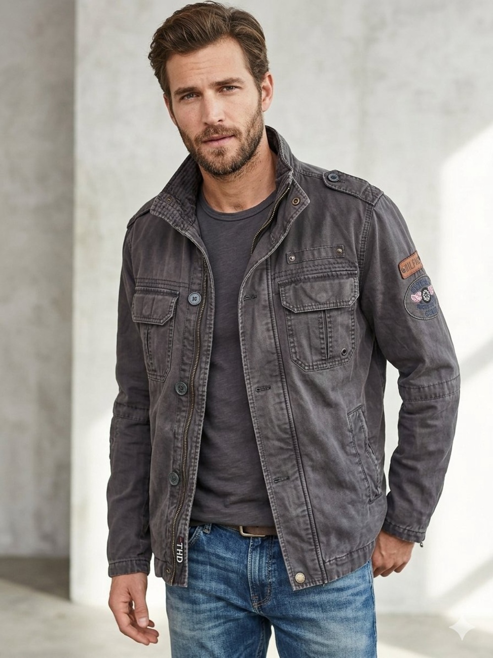 Hilfiger Denim Heritage Military Field Jacket Small